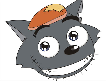 Vector Wolf Bild