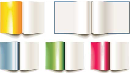 Vector Material leeres Buch Album