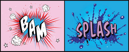 Comic-Stil-Element Vektor Material