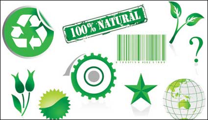 Thema Umwelt-Element Vektor Material
