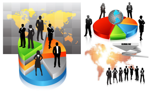 People Vector Silhouetten Material Workplace