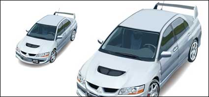 Kichern Vektor-Lancer? Evolution Auto