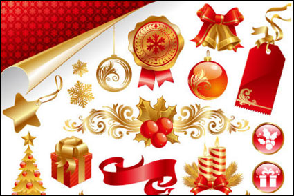 Schöne Weihnachts-Material spät Vector