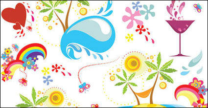 Summer Fun Motion Vector Elemente