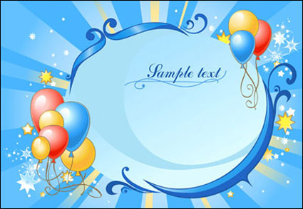 Festival Ballon Vektor Material