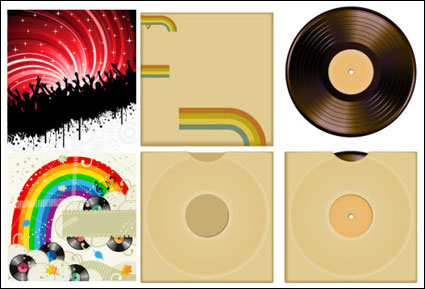 Music Thema Vektor-Material