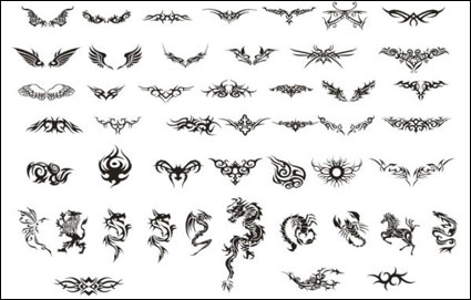 Tattoo Totem Vektor Material