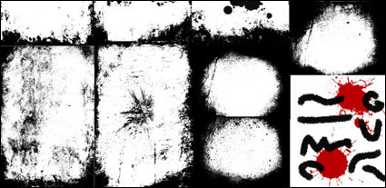 Graffiti & splash-Tinte Hintergrund Vektor des Materials