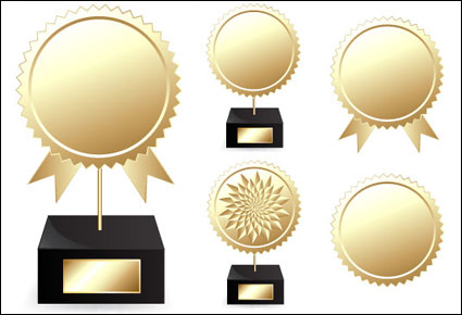 Vector Trophäen Medaillen