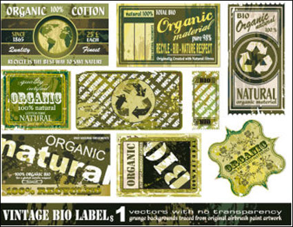 Material Retro Vektor wollen das alte Label