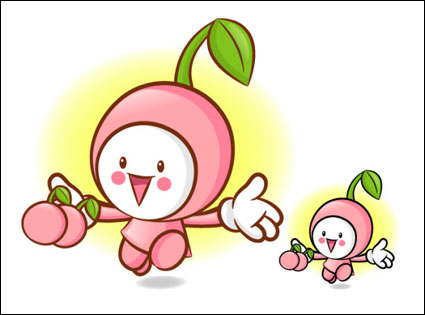 Die Liebe der Karikatur Superfrucht Vector6