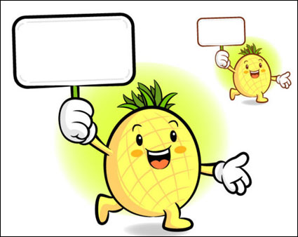 Die Liebe der Karikatur Superfrucht Vector 4