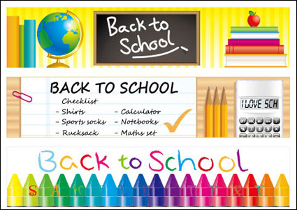 Campus Stil Banner Vector