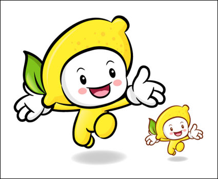 Die Liebe der Karikatur Superfrucht Vector 10