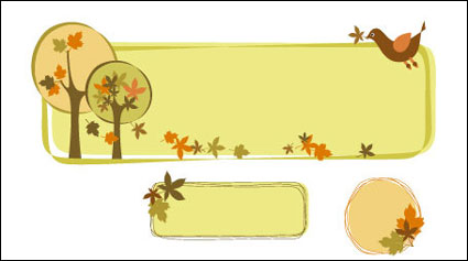 Vector Baum Thema Schmuckschachtel