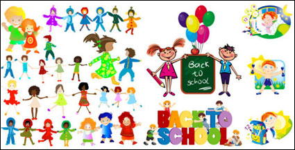 Glckliche Kinder Vector