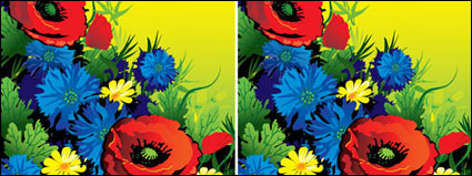 Gorgeous Blumen Vektor Material