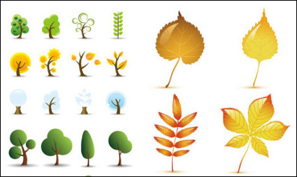 Baum Blätter Vector