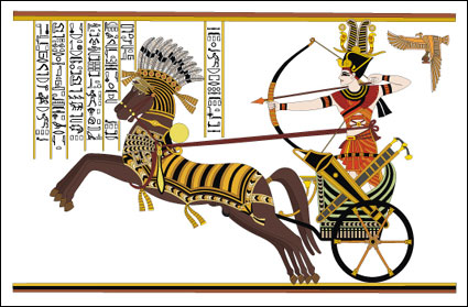 Ramses II., der Schlacht von Stone Vector Diego Card
