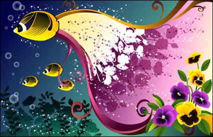 -2 Vector floral trends