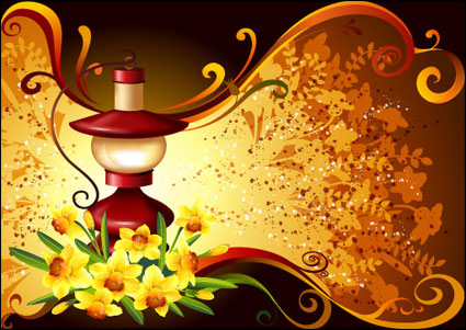 Vector floral trend -1