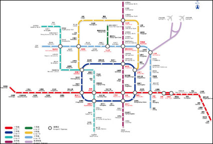 Beijing Subway Line 09 Version Zeigerdiagramm