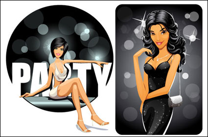 Partygirl Vector