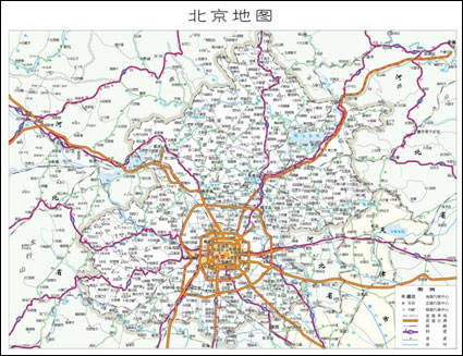 Karte von Peking ai? Cdr