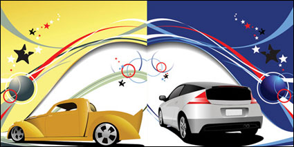 Vector Linien und Bewegung von Fahrzeugen