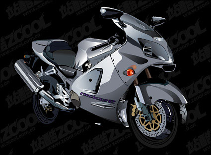 Realistische Motorrad-Vektor