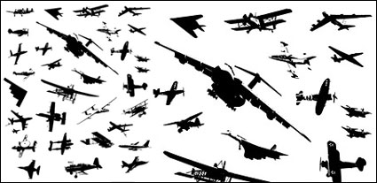 Flugzeuge, fighter Vektor Material