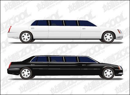 Mit langem Radstand Luxuslimousine Vector