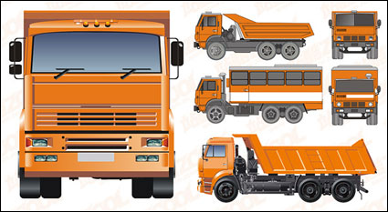 Große Lkw-Vector