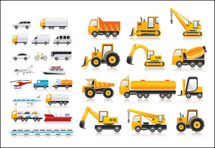 Vielzahl von Transport-Vektor-Material