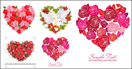 umfassend Rosen Liebe