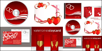 Die Elemente des romantischen Valentinstag 02