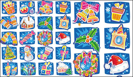 Handgezeichnete Karikatur Weihnachten Vector