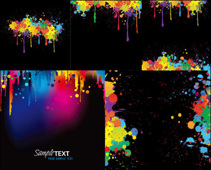 Vector bunte Tinte