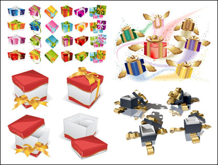 Geschenk-Box Vector