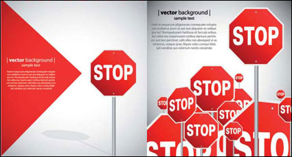 Schöne Verkehrszeichen - Vektor-Material