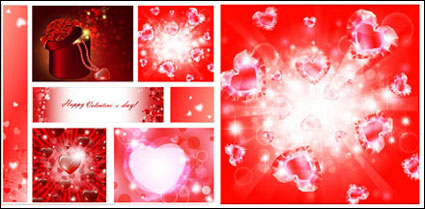 Valentinstag romantische Element Vektor Material