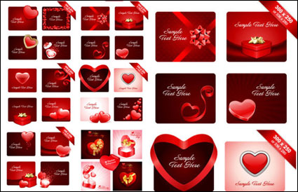 Praktische Valentine Element Vektor Material -2