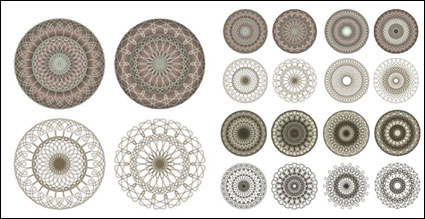 Schöne Spule Muster Vector