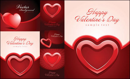 Valentinstag in Herzform Textur der Hintergrund Vektor Material