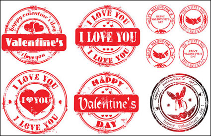 Love Stempel Vector
