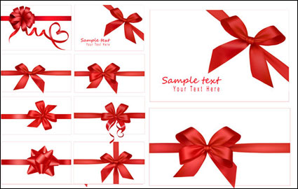 festliches Geschenk Bogen Vektor Material