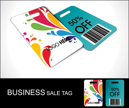 Discount-Vertriebs-Label Vektor Material
