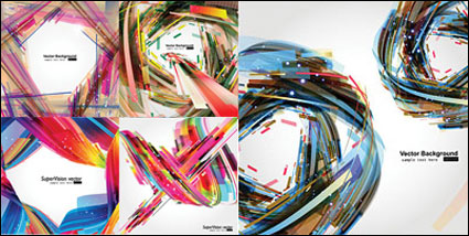 Symphony chaotisch dynamisches Licht Vector