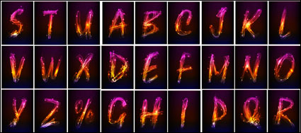 Letters brillante Spezialeffekte - Vector