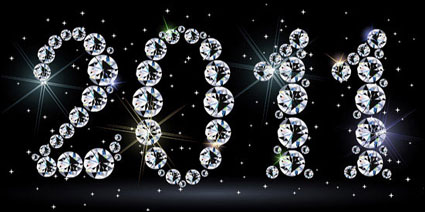 Diamant, bestehend von 2011 Vector Material